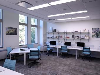 Image of newly built psychology lab
