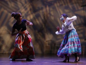 Davidson's Unveiled and Unvarnished Theatre Production dance scene
