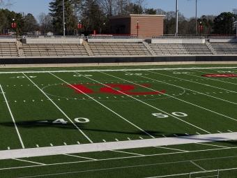 Davidson College Stadium photo of empty Field 76