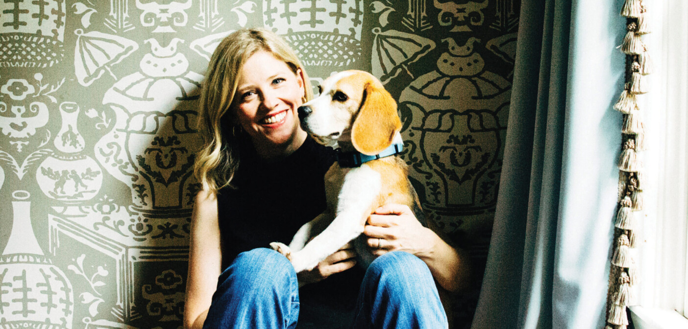 Mary Laura Philpott and her dog