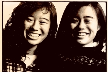 Minne and Martha '91 smiling side by side