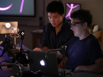 Students in the Physics Lab