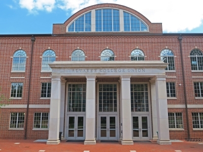 Duke Family Performance Hall located in the Alvarez College Union