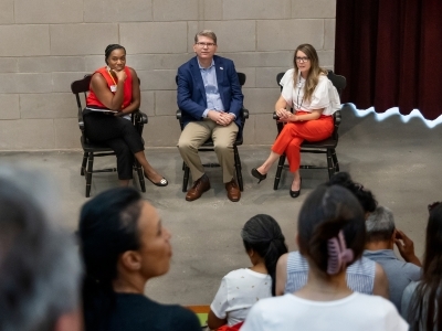 Panel at first gen lunch