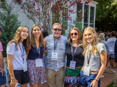 Family at student send off