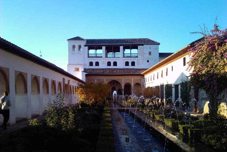 Courtyard in Granada Spain