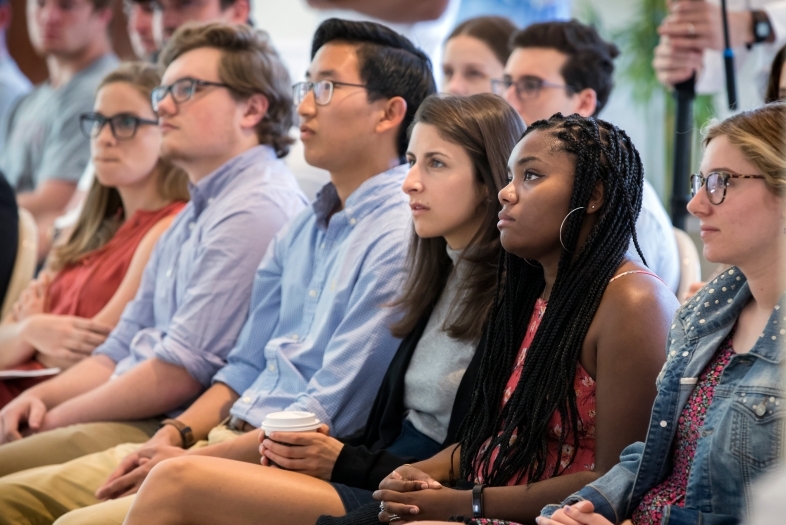 Students at Alenda Lux Verna Miller Case Research Symposium