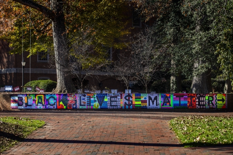 Black Lives Matter Mural on Campus