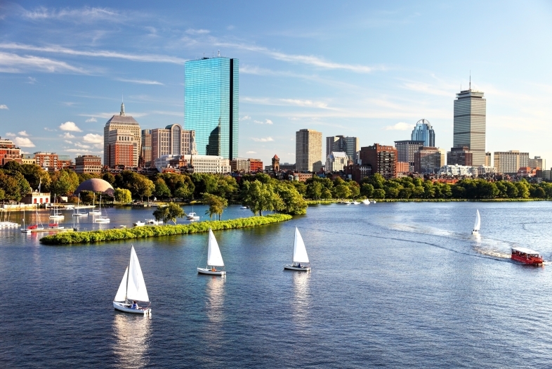 Boston, Massachusetts Skyline