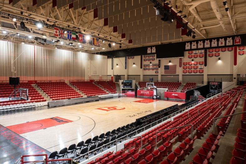 Basketball Court in the Baker Sports Complex 