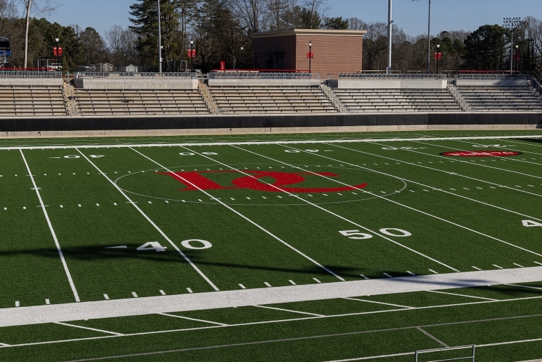 Davidson College Stadium photo of empty Field 76