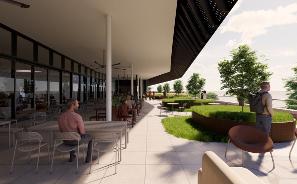 Under canopy of the future George Lawrence Abernethy Library