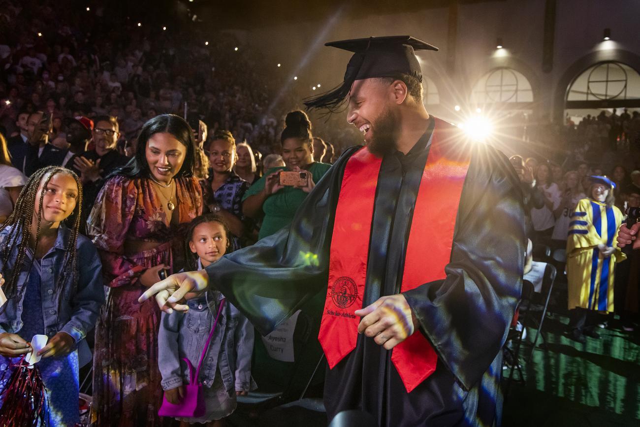 Stephen Curry Graduates College 13 Years After Leaving For NBA