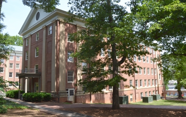 Exterior of Sentelle Hall Dorm