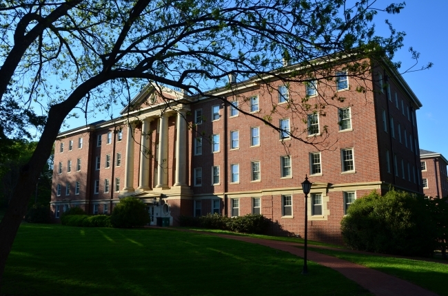 Exterior of Tomlinson Hall Dorm