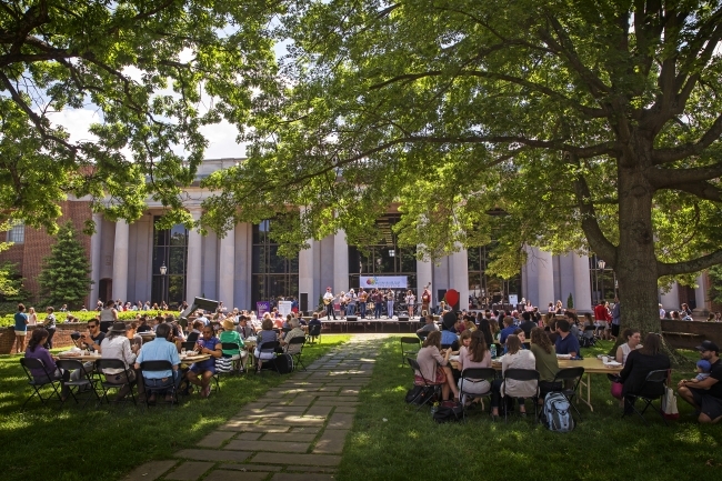 Verna Case Symposium Under the trees