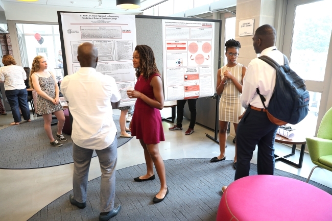 Verna Case Symposium Students Presenting Research