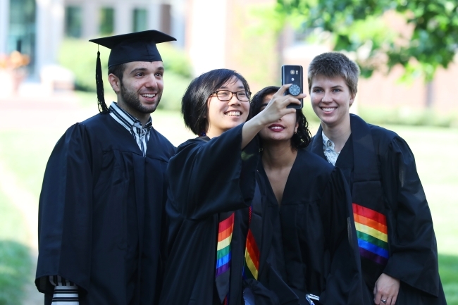 Students Take Selfies