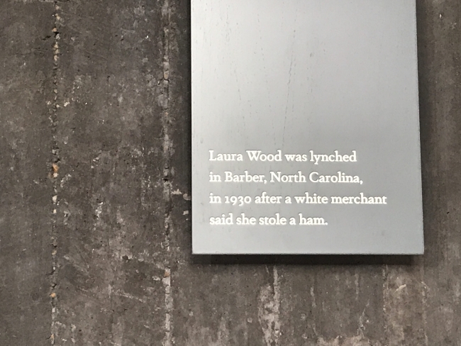 Quote on monument about woman who was lynched for stealing a ham