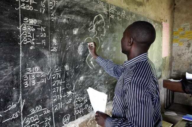 Ross Boyce Student in Classroom