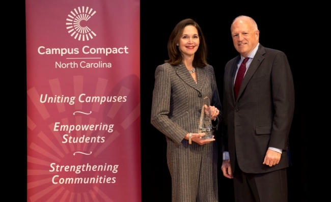 Carol Quillen Receiving Award