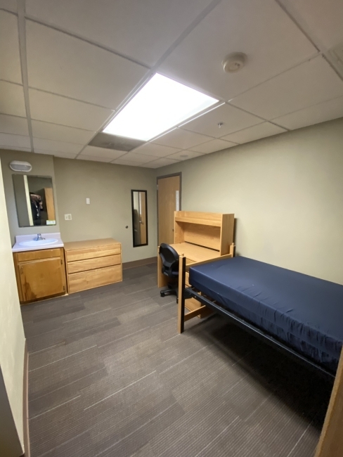 Sentelle single dorm room