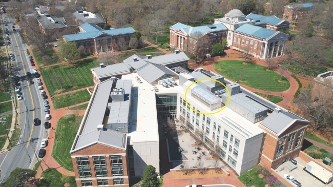 Greenhouse on top of the Wall Academic Center