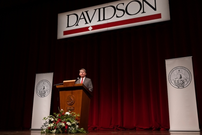 Hicks during inauguration