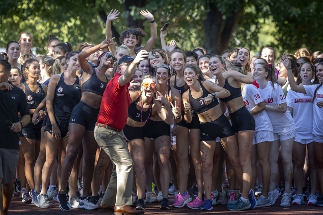 Doug Hicks at the 2022 Cake Race starting line