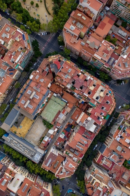 Basketball court in Barcelona