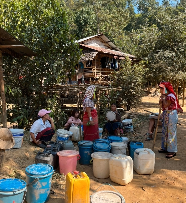 a refugee camp in Thailand