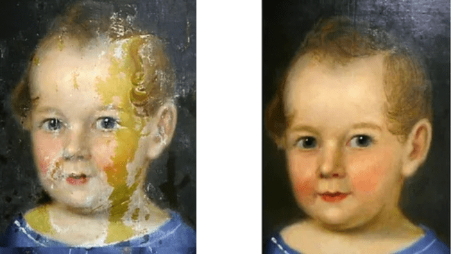 Detail of William Garl Browne (1823-1894). “Self Portrait as Child.” 