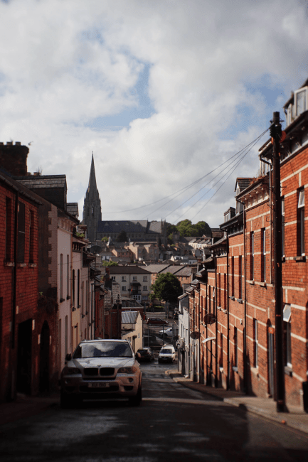 downtown Derry, Northern Ireland