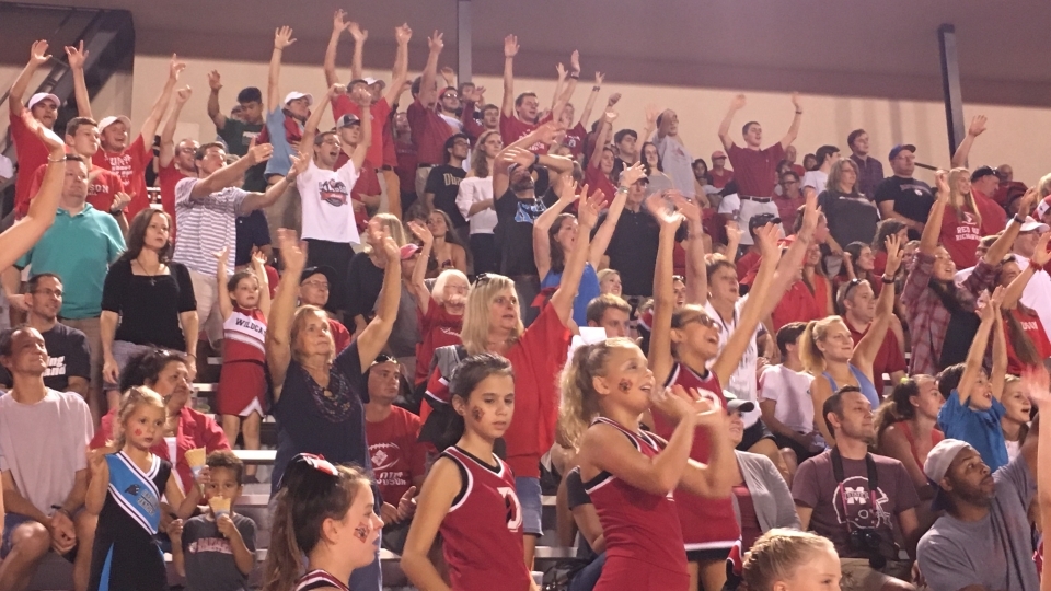 Homecoming Game Alumni Cheering