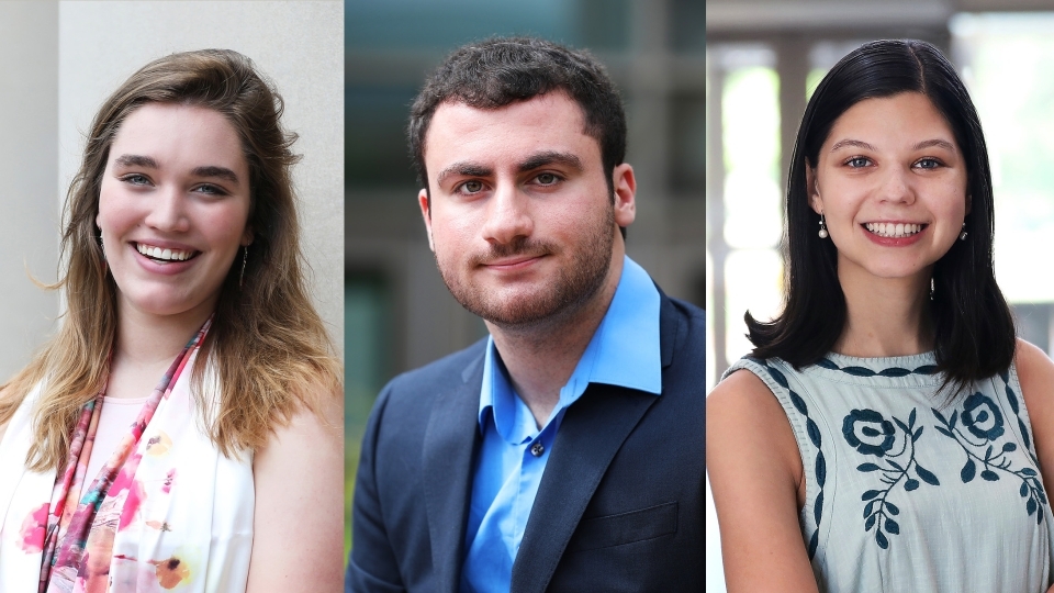 Goldwater Scholars: Mackintosh, Bakhshandeh, Barlis