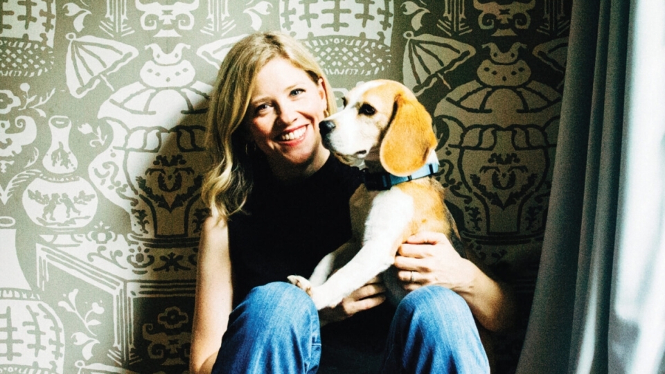 Mary Laura Philpott and her dog