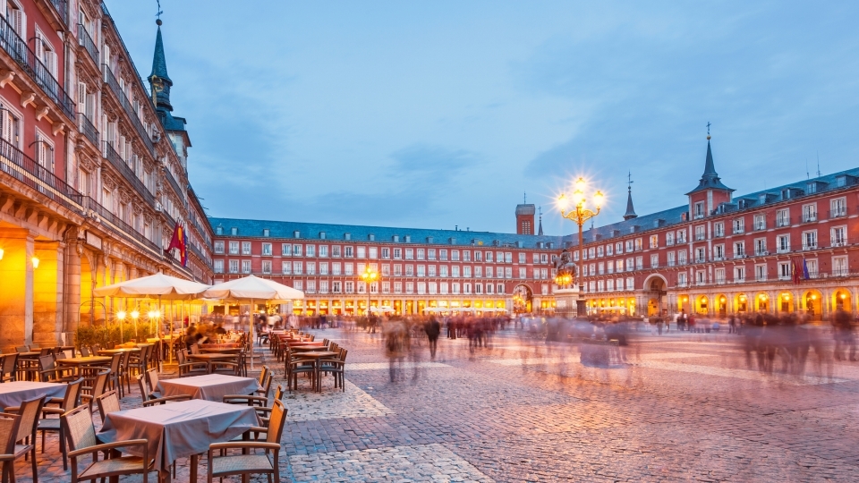 Plaza Mayor in Madrid Spain 