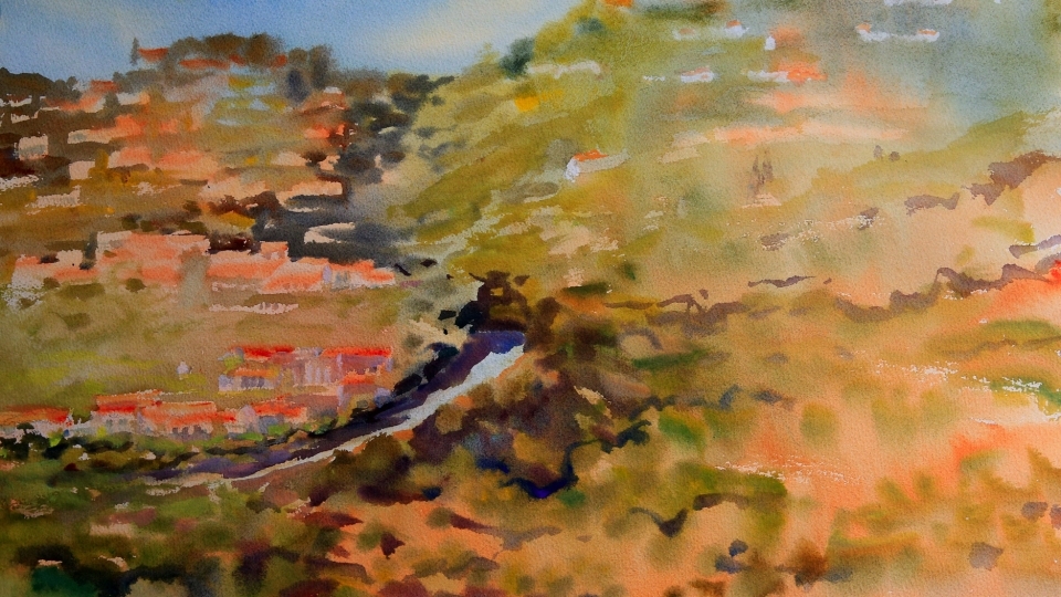 Provence Landscape Painting