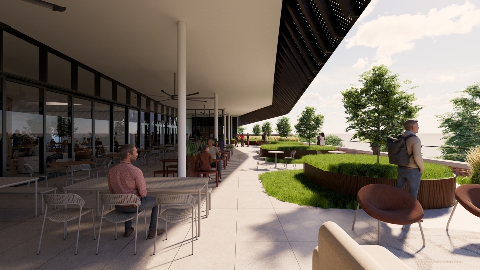 Under canopy of the future George Lawrence Abernethy Library