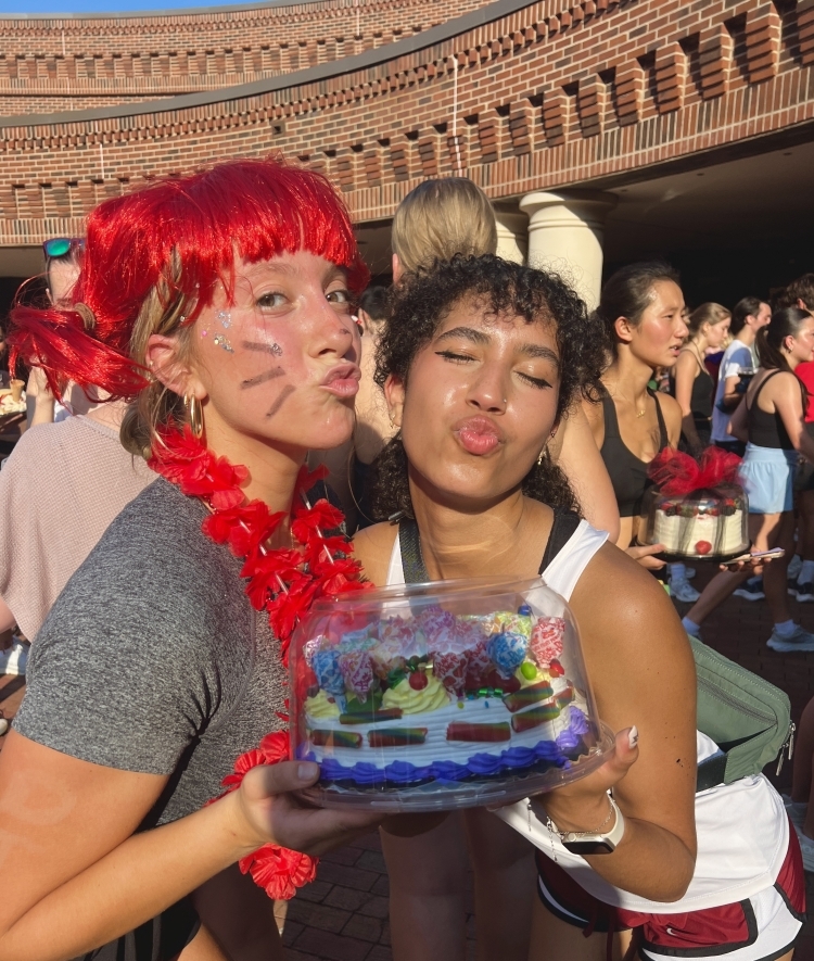 Students at the Cake Race