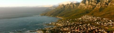 Panorama of South African Coastline 