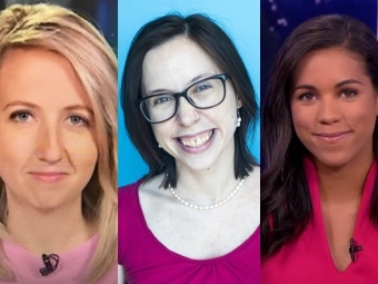 Three reporter headshots