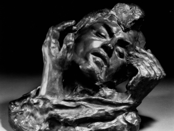 Rodin Sculpture: Head of Shade