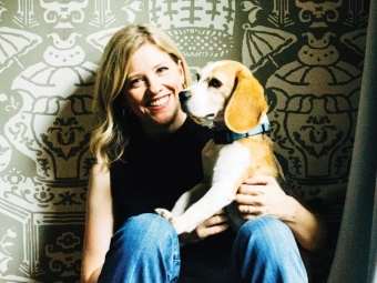 Mary Laura Philpott and her dog