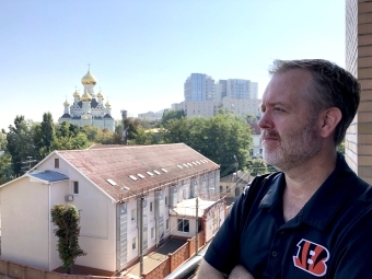 John Ballard ’96 in Kyiv