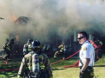 Dave Farnum at Charlotte fire