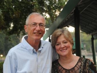 Davidson College Bill Giduz with wife Ellen