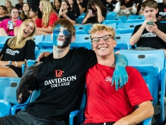 Friends at the Charlotte FC game