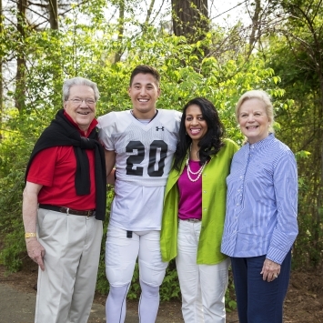 Gene Adcock ’62 and Cade Vela ’22