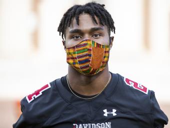 Social Justice Event - Football Player with Mask